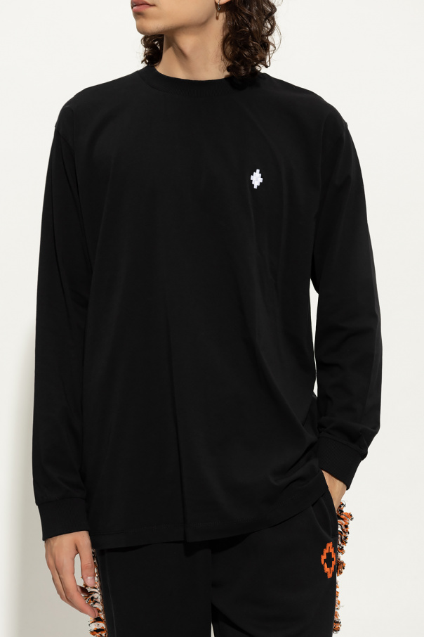 Tシャツ・カットソー Marcelo Burlon LONG-SLEEVED SHIRT (CMEA181_F22FAB0014920) MARCELO BURLON COUNTY OF MILAN - LONG SLEEVE T-SHIRT WITH